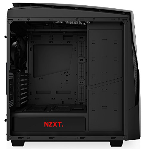 Image of Nzxt Noctis 450 Mid Tower Computer Case, Matte Black (CA-N450W-M1)