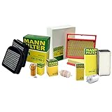 Mann Oil Air Carbon Paper Cabin Compressor Fuel Filter Service Kit For W220 5.5L Turbo; Not for cars with Active Body Control Code 487