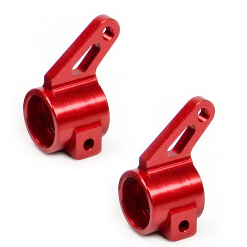 Atomik RC Alloy Front Steering Block, Red fits the Traxxas 1/10 Slash and Other Traxxas Models - Replaces Traxxas Part 3736
