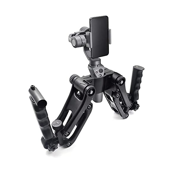 Wolffilms Gimbal Federarm 4-Achs für alle Handy Smartphone und DSLR-/DSLM-Kamera Gimbals zur professionellen Video… – Bild 4