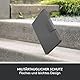 Logitech Rugged Folio Tastatur-Case für iPad (10. Generation und A16) mit Smart Connector und strapazierfähiger, spritzwassergeschützter Tastatur, Deutsches QWERTZ-Layout - Grau