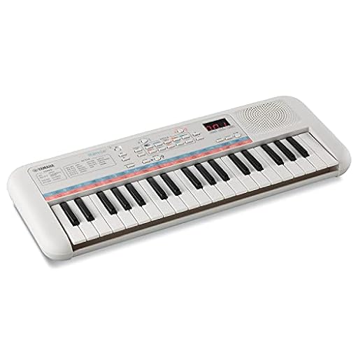 YAMAHA Remie (PSS-E30) Teclado Portátil con 37 Mini Teclas, Blanco | Ya disponible en tu tienda friki favorita! En mundofriki.es!