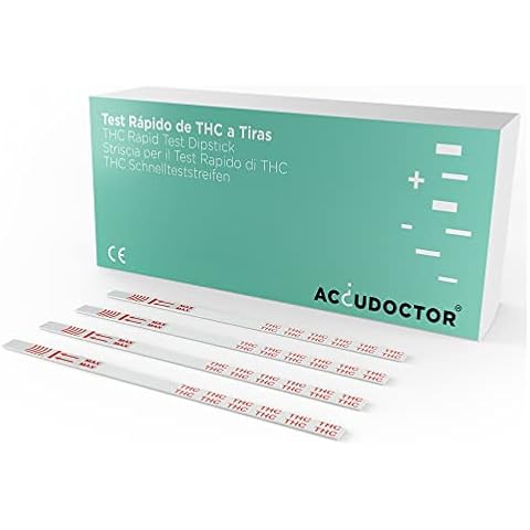 25 Accudoctor Test de Cannabis THC Marihuana Tiras en Orina Cover