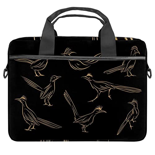 Sacoche à bandoulière pour ordinateur portable 14 pouces motif dinosaure