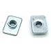 Pre-Assembly Square Nuts Flat M5 T Nut for 2020 Aluminum Extrusions Pack of 100