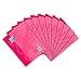Oxford Touch Collegeblock A4 kariert, mit Doppelrand, 80 Blatt, pink, 10 Stück