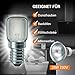VIOKS E14 Backofenlampe 25W 300 Grad 230V 22mmØ 48mm 300°C Leuchtmittel für Kühlschränke Mikrowelle Dampfgarer - Т22 Kühlschrank Glühbirne E14 25W - Leuchtmittel für Backöfen & Herde AEG Constructa