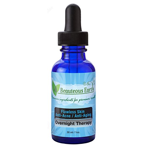 Flawless Skin; Anti-Acne/Anti-Aging Skin Clearing Gel with Salicylic Acid, Lactic Acid, Glycolic Acid, Zinc Oxide and Tea Tree Oil