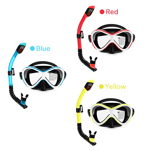 SIUKE Óculos de natação profissionais Crianças óculos de natação profissional com tubo de snorkel se