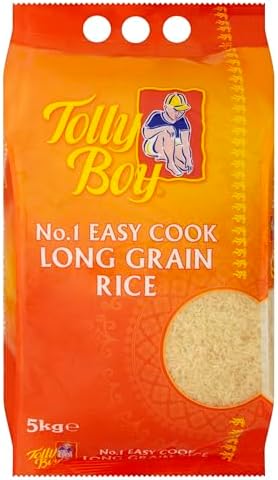 Tolly Boy Easy Cook Long Grain Rice - 1x5kg