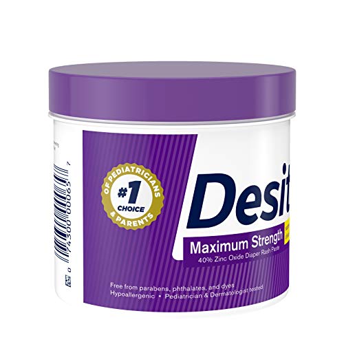 Desitin Maximum Strength Baby Diaper Rash Cream With 40% Zinc Oxide For Diaper Rash Relief & Prevention, 16 Oz #TOP2