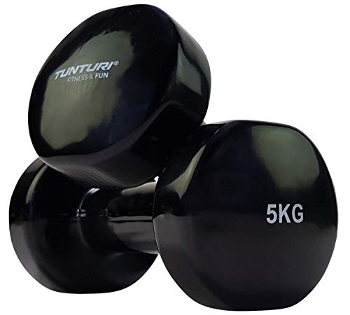 Tunturi Unisex - Volwassenen korte halter Vinyl coating