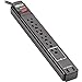 Tripp Lite Surge Protector Power Strip with USB, 6-Outlet & 2 USB Ports, Wall & Desk Mount, 10ft Braided Cord - 990 Joules, 1875 Watts (TLP610BUAM)