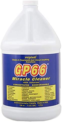 GP66 Green Miracle Cleaner, Gallon Cleans Over 1,000 Surface Types All-In-One Powerful NSF Approved
