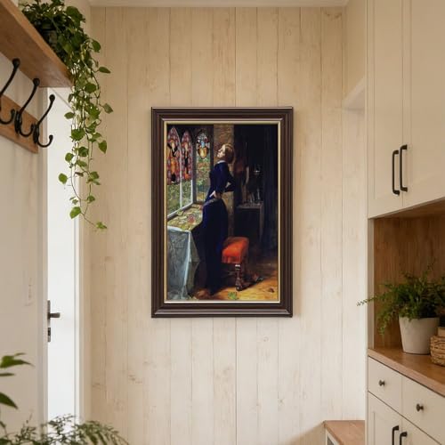 Mariana de John Everett Millais tableau romantique décoration murale - 6