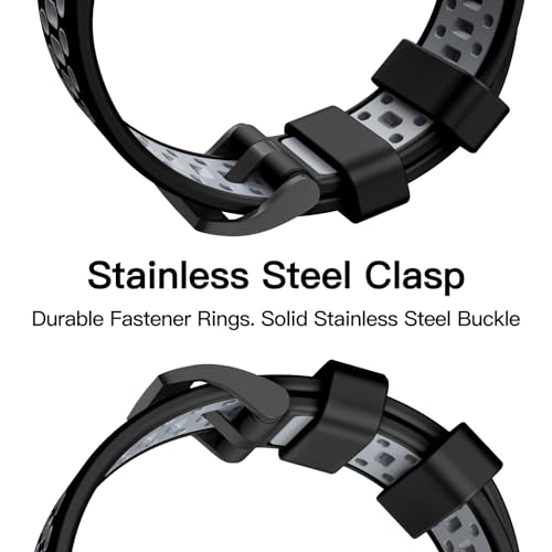 Correa de silicona deportiva para Garmin Fenix 7/6/5 22mm miniatura 4