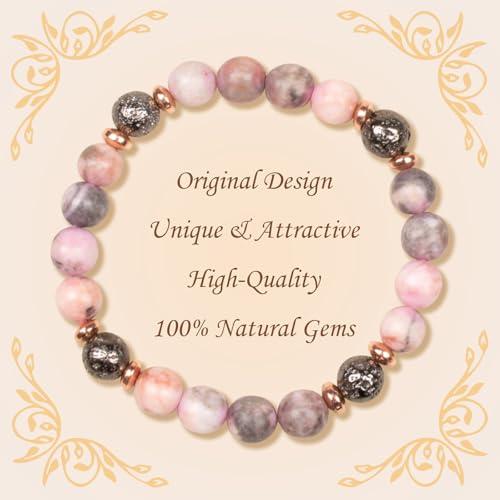 KYR Gifts for Mom, Natural Moonstone Bracelet, Mother's Day Gifts for Mom from Daughter and Son, Best Gift for Mother, Christmas Valentine's Day Thanksgiving Gifts for Mother3
