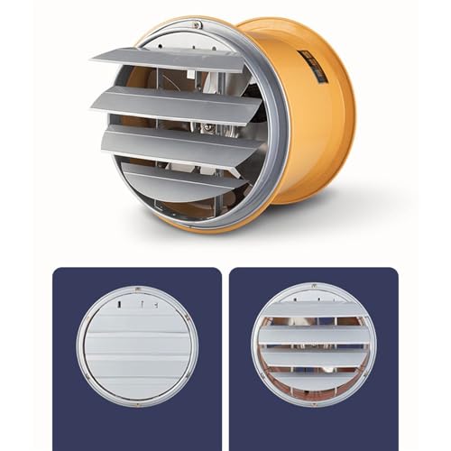 Ventilador de extracción industrial de alta potencia de 12 pulgadas KEG801302, alta velocidad y resistente miniatura 4