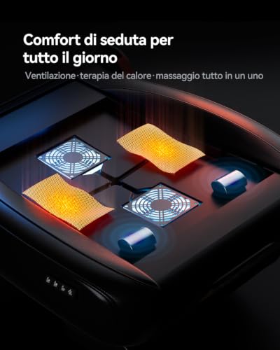 Sedia da gaming M6 Ultra 2.0 con funzione di riscaldamento e raffreddamento - Sedia gaming - Immagine 3