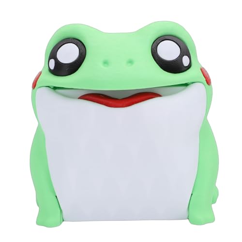 Luocute Portarrollos de Papel Higiénico de Rana, Dispensador de Papel Higiénico de Pie con Diseño Caprichoso para Niños, Decoración de Baño Divertida de Plástico con Dibujos Animados