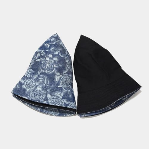 Image of Quanhaigou Bucket Hat for Men Women,Packable Reversible Printed Sun Hats,Fisherman Outdoor Summer Travel Hiking Beach Caps