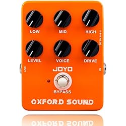 JOYO Overdrive Guitar Effect Pedal Amplifier Simulation Distortion Pedal for Electric Guitar - Bypass (Oxford Sound JF-22)