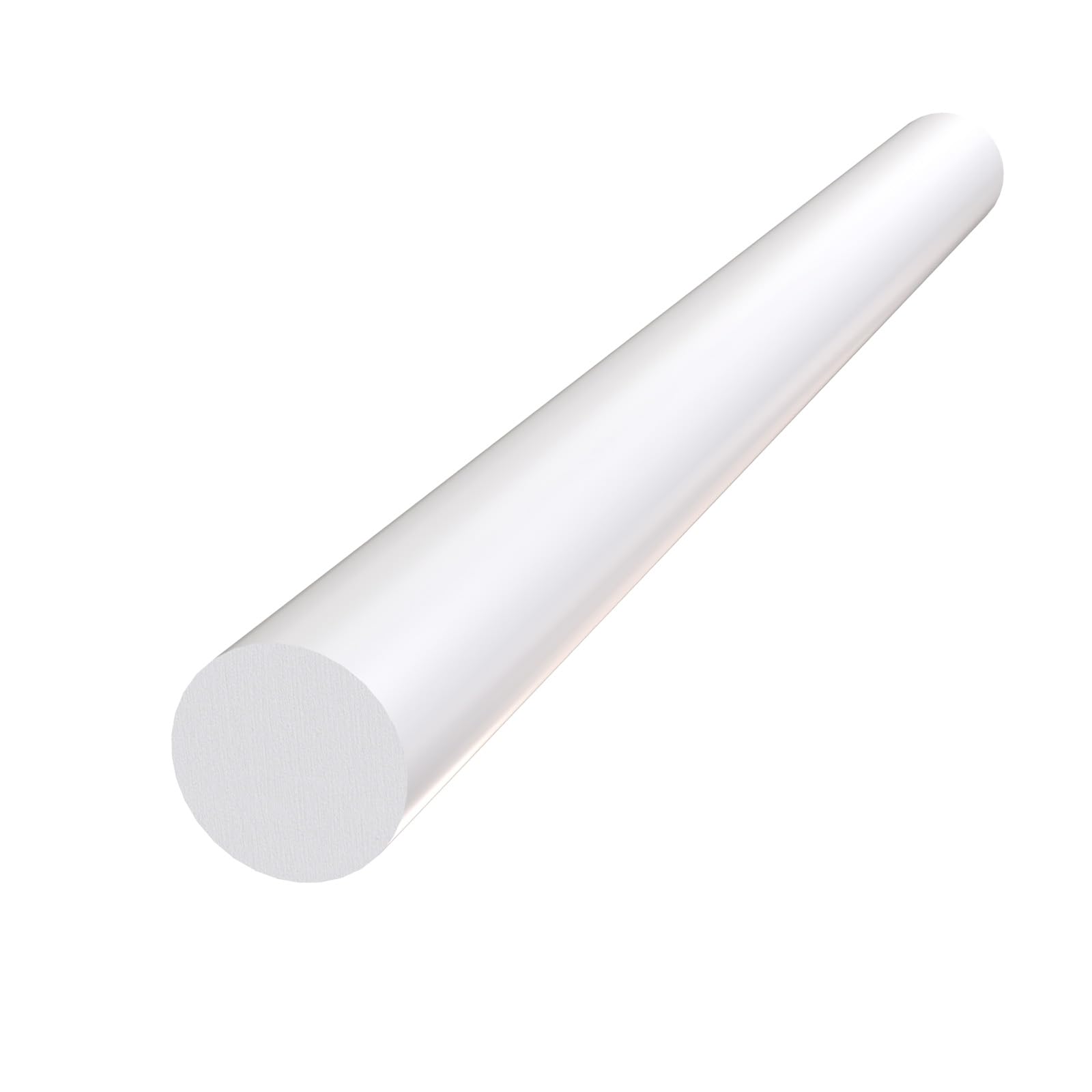 Defendifend Round Acetal Copolymer Rods 13-Inch Length Black Acetal Copolymer Rod Rigid Wear-Resistant Machinable Long Acetal Rods (POM rods) (1,