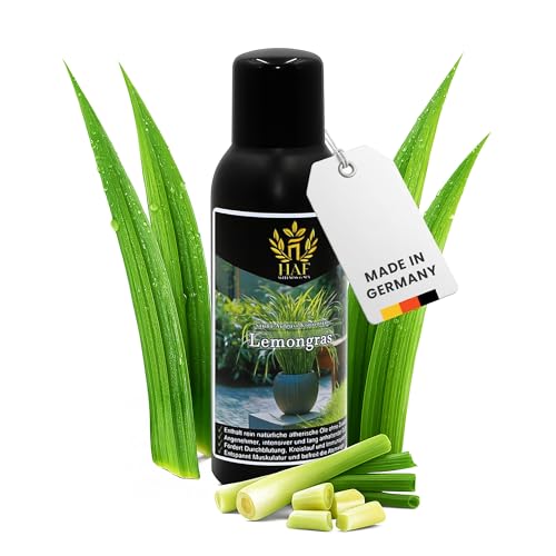 HAF Concentrado para sauna de hierba de limón, 100 ml, aroma de sauna con aceites esenciales naturales, infusión de sauna sin aditivos artificiales, aceite de sauna para un aroma intenso y duradero