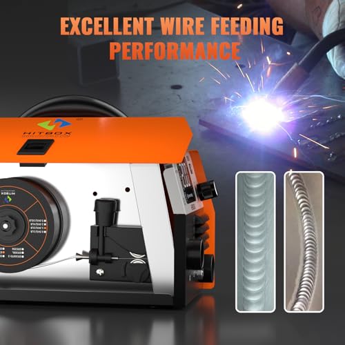 HITBOX Flux Core Gasless MIG Wire, E71T-GS Mild Carbon Steel Welding Wire .030-Inch 2.2 Pound Spool Compatible With Lincoln Miller Forney Harbor Welder by HITBOX - Image 5