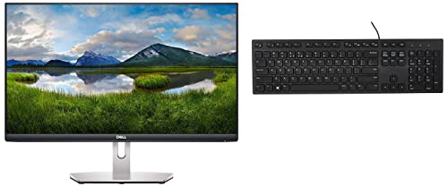 Dell 24″ (60.96 cm) FHD Monitor 1920 x 1080@75 Hz|IPS Panel|Aspect Ratio 16:9|Brightness: 250 cd/m²|Colour Gamut: 99% sRGB|Response Time: 8ms (G-to-G Normal),5ms (G-to-G Fast)