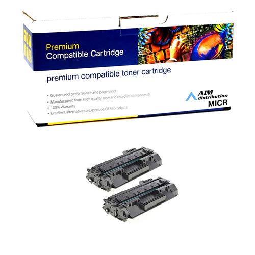AIM MICR�݊��g�i�[�J�[�g���b�W HP LaserJet Pro M401/425�p (2/PK-2700�y�[�W����\) (NO. 80A) (CF280AD) - �W�F�l���b�N
