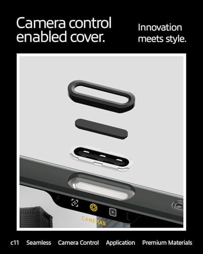 Image of Spigen Ultra Hybrid T MagFit Back Cover Case for iPhone 16 Pro, c11 Collection, MagSafe Compatible, Camera Control Covered, 3D Effect with Hexa-Layer Print - PC+TPU | Flaneur