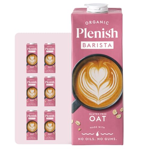 Plenish Barista Organic Oat Drink Long Life, 1L (Pack of 6)