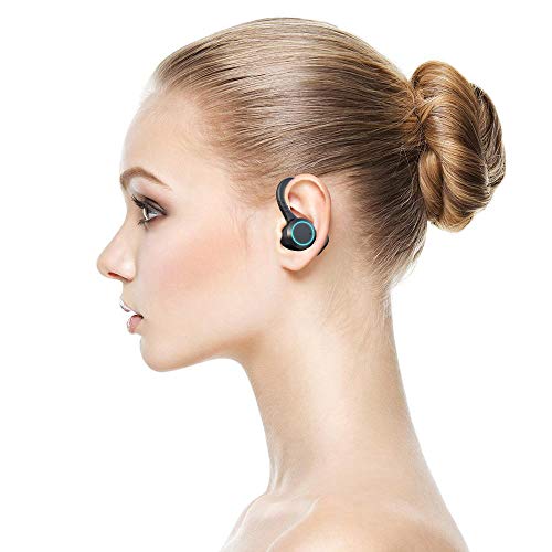 Btuty Fones de ouvido sem fio TWS Fone de ouvido portátil BT 5.0 Compatible with esportes IPX7 à pro