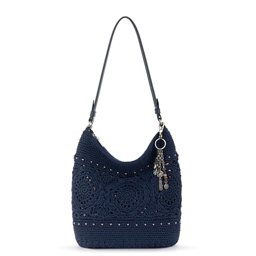 Image of The Sak Sequoia Hobo Bag - Hand Crochet Large Women's Purse for Everyday & Travel - Durable Handbag & Tote With Zipper Pocket