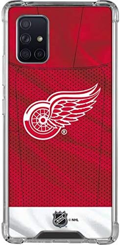 Skinit Clear Phone Case Compatible with Galaxy A71 5G - Officially Licensed NHL Detroit Red Wings Home Jersey Design