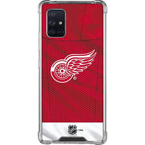 Skinit Clear Phone Case Compatible With Samsung Galaxy A71 5G - Officially Licensed Nhl Detroit Red Wings Home Jersey Design #TOP17