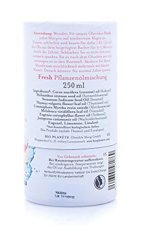 Mundziehöl Bio Palente von Bio Planete Fresh (2 x 250 ml)