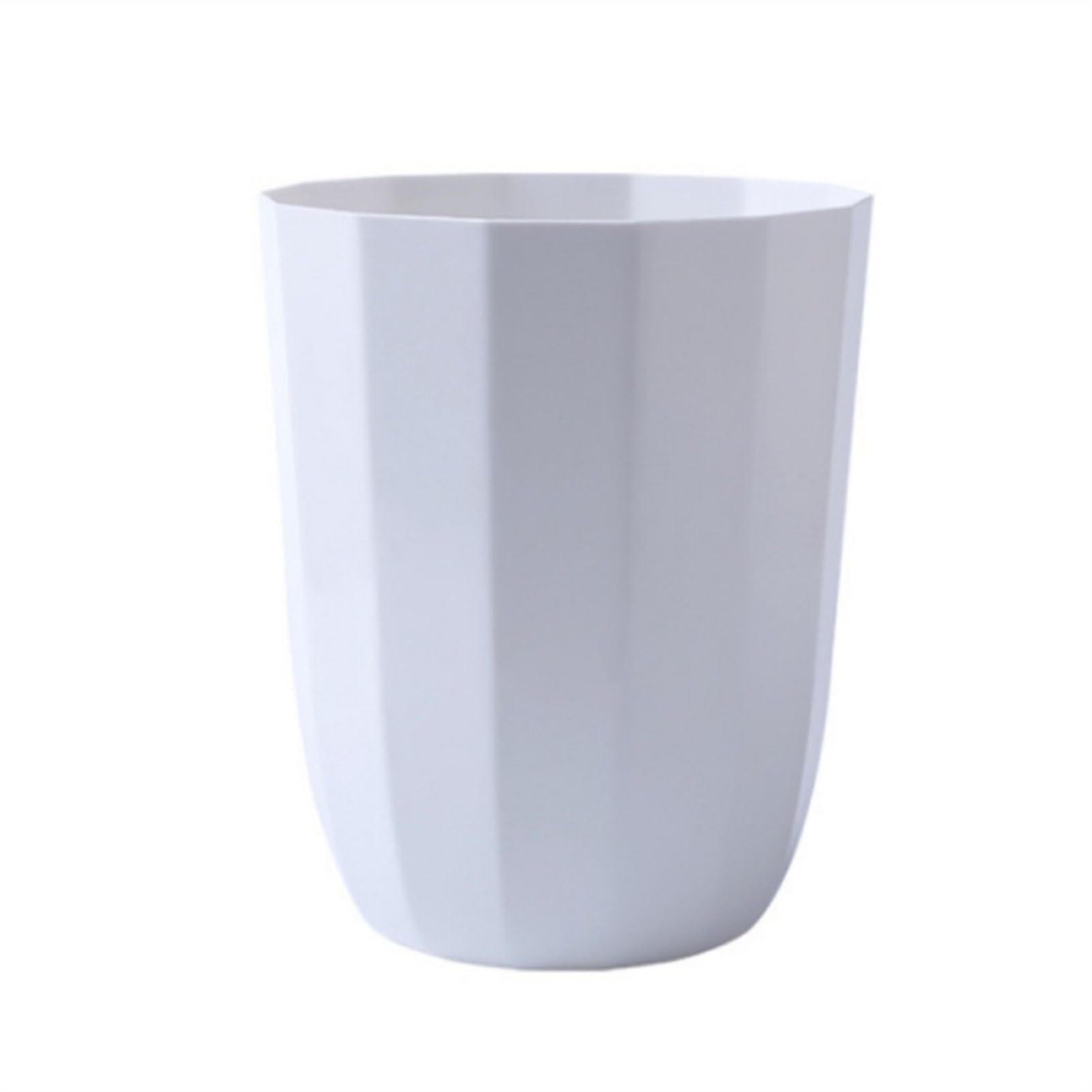GLigeT Abfalleimer 10l Abfallbehälter Haushalt Wohnzimmer Schlafzimmer Papierkorb Badezimmer Küche Herausziehbarer Mülleimer Klassifizierung Einfach Mülleimer (Color : White)