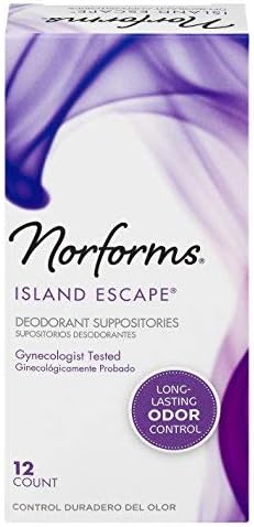 Norforms Suppositories Island Escape 12 Count (2 Pack)