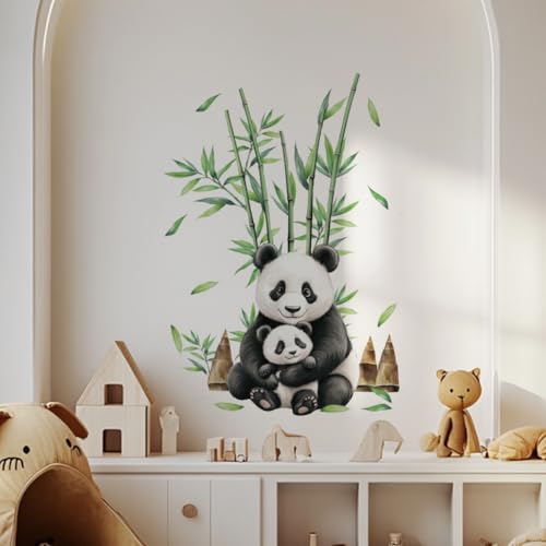 Vinilos Decorativos de Pared Panda 2 Hojas 39x118 cm miniatura 7