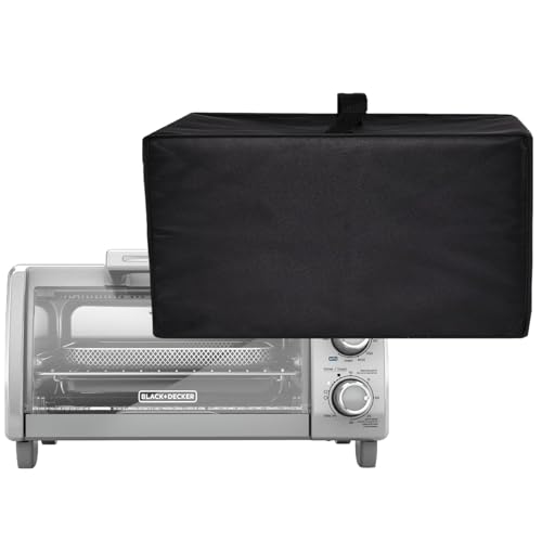 CouldyCasi Toaster Oven Cover Heavy Duty Heat-resistant Waterproof Dust-Proof Protective Case for BLACK+DECKER 4-Slice Crisp 'N Bake Air Fry Toaster Oven TO1787SS/TO1313SBD by CouldyCasi - Used condition - US$12.69
