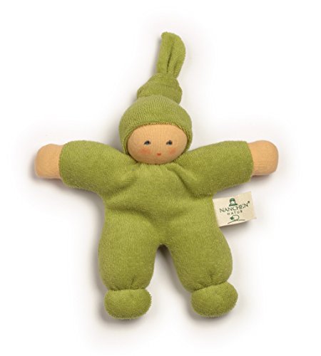Image of Nanchen Small Organic Cotton Doll - Pimpel (Green)