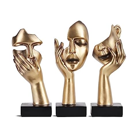 oliruim 3 Piece Abstract Art Statues Cover