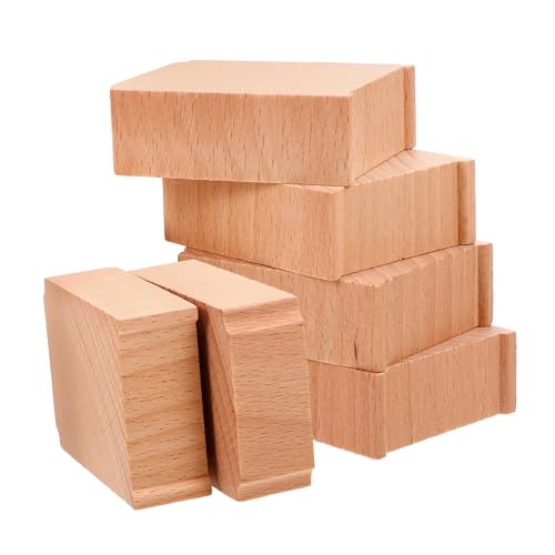 Abaodam DIY Train Track Bridge Supports Wooden Level Bridge for Train Tracks Toy Accessories