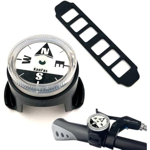 KanPas BK-37NEW Travel Version Luminous Compass for Bicycle Motorcycle ATV Cover