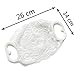 Fangsen Fashion Women Lace Veil Reuse Cloth Thin Section Sun Protection Breathable Cycling (White)