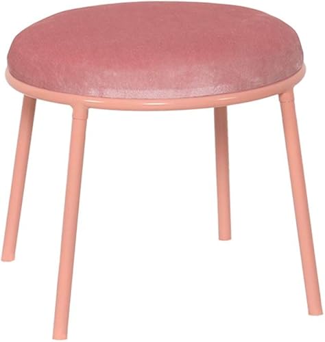 YyuX Home - Taburete pequeño para niños, grueso y antideslizante, silla de comedor para sala de estar, hierro y arte, cambiador de zapatos, tamaño