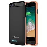 iPhone 8 Plus / 7 Plus Battery Case, Trianium Atomic Pro 4200mAh Extended iPhone 8 Plus Portable Charger For iPhone 7 Plus,8 Plus (5.5”)[Black Signature] Power Charging Case [Apple Certified Part]