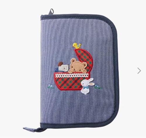 familiar ファミリア 母子手帳ケース 001 ネイビーのサムネイル